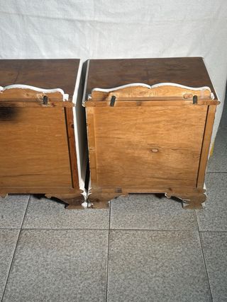 Mesitas de noche de madera (2 unidades)