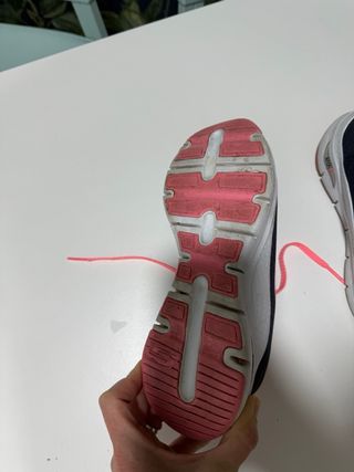 Zapatilla Deportiva Skechers Mujer Azul/Rosa