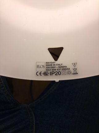 Lámpara Mayday Flos Negra