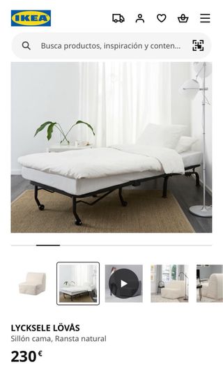 Sillón cama IKEA Lycksele