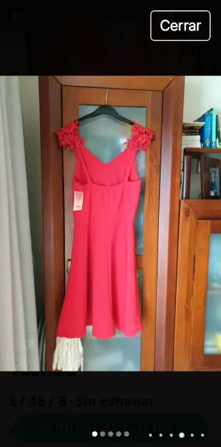 Vestido Rojo Fiesta/Cóctel