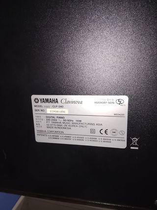 Piano Digital Yamaha Clavinova
