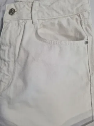 Vaqueros Zara Mon Blancos Talla 42