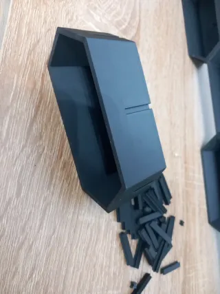 Kit 10_Expositor de carrinhos em preto