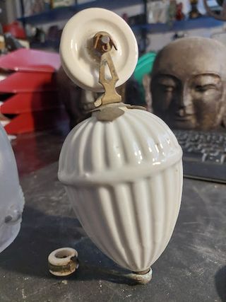 Lámpara Antigua Techo S.XX Años 20/30