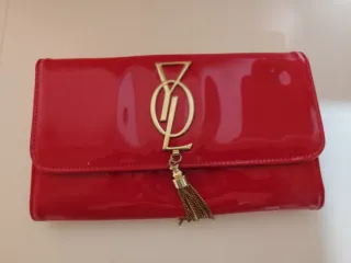 Bolso fiesta rojo YSL