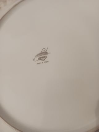 Gran plato porcelana vintage milflores nuevo