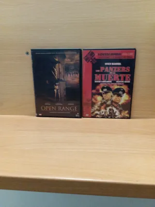 DVD Open Range y Panzers de la Muerte