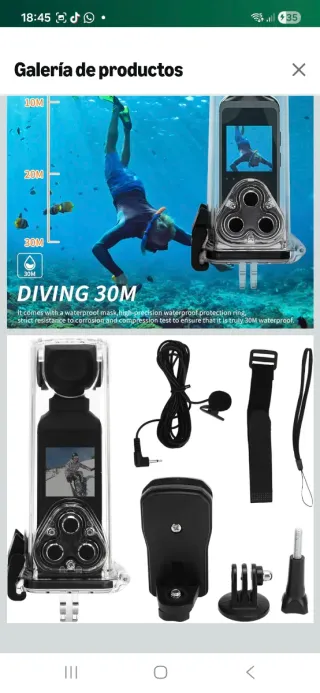 Cámara de Acción DJI 4K HD