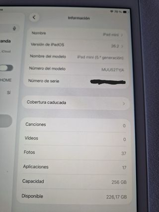 iPad Mini 5ª Gen 2019 Plata