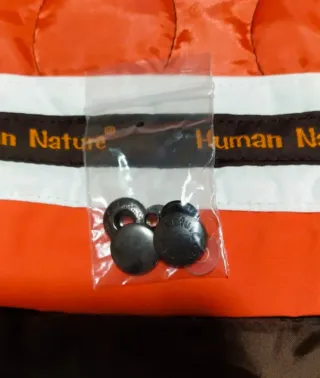 Chaqueta de nieve marrón y naranja Talla S