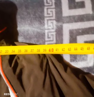 Chaqueta de nieve marrón y naranja Talla S