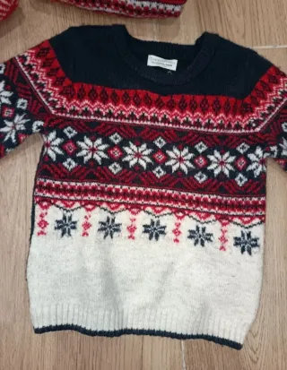 Conjunto jerseys navideños hermanos