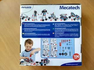 Juego Mecatech Miniland 106 piezas.