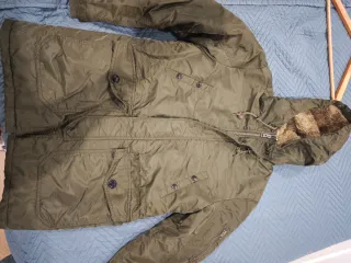 Abrigo hombre invierno verde