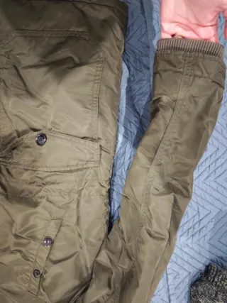 Abrigo hombre invierno verde