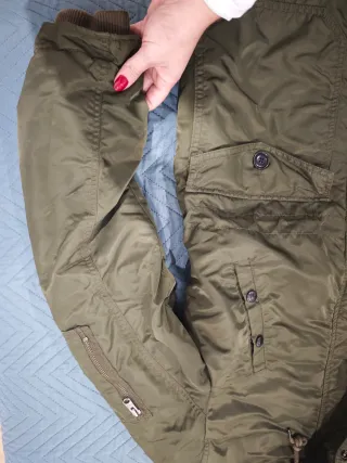 Abrigo hombre invierno verde