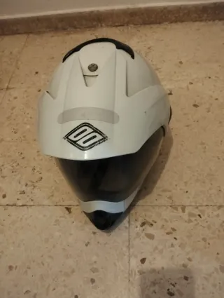 Casco de moto blanco DD
