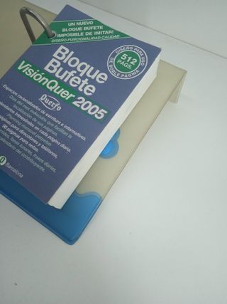 Porta taco calendario VINTAGE plástico