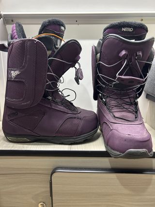 Botas Snowboard Nitro Recoil Moradas