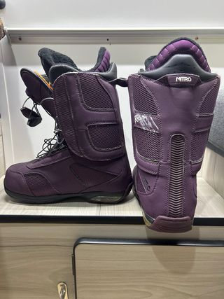 Botas Snowboard Nitro Recoil Moradas