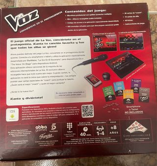 Juego de mesa La Voz: Conviértete en el protagonis