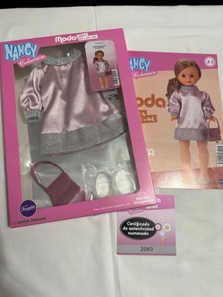 Nancy Colección Vestido Malva .