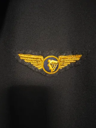 Chaqueta Piloto Ryanair Negra