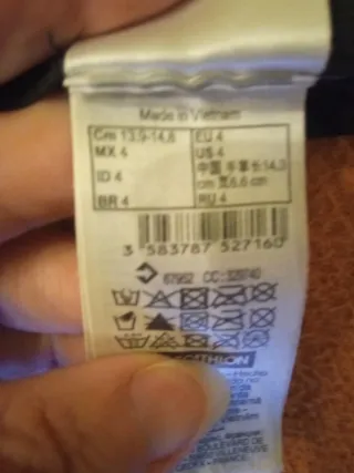 Guantes portero Kipsta Talla 4