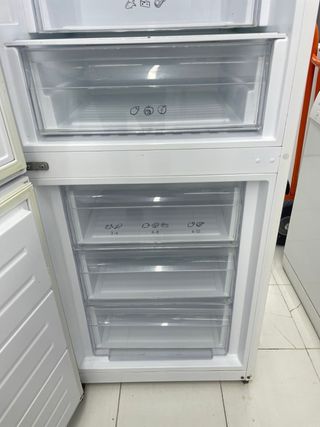 Nevera Candy Combi Blanca