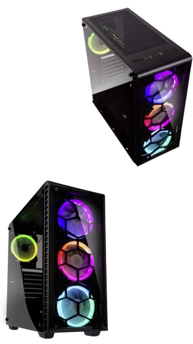 Torre PC Gaming RGB Negra