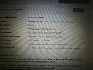 HP Elitebook 8540w Portátil i7