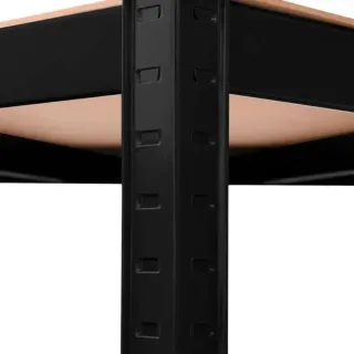 Estantería metálica esquinera negra 180cm NUEVA