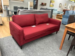 Sofá 3 plazas color burdeos