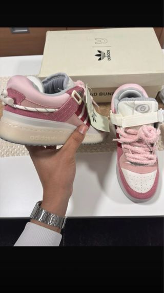 Adidas Zapatillas Rosa y Blanco