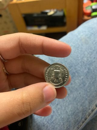 Moneda antigua coleccionable