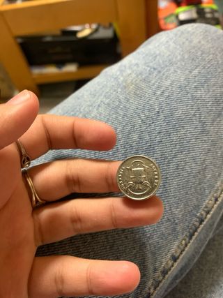 Moneda antigua coleccionable