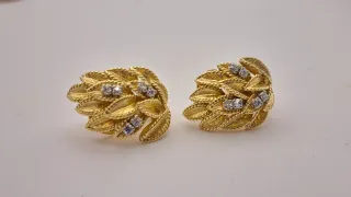 Pendientes Oro 18k con Diamantes