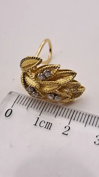 Pendientes Oro 18k con Diamantes