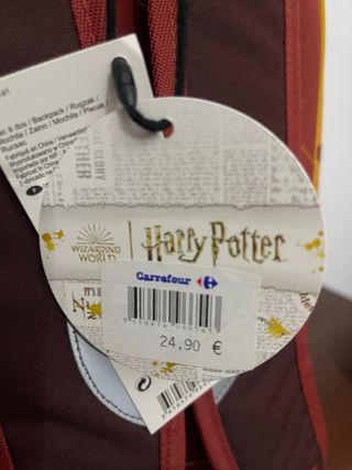 Mochila Harry Potter Gryffindor Roja y Amarilla