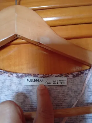 Vestido floral midi talla única