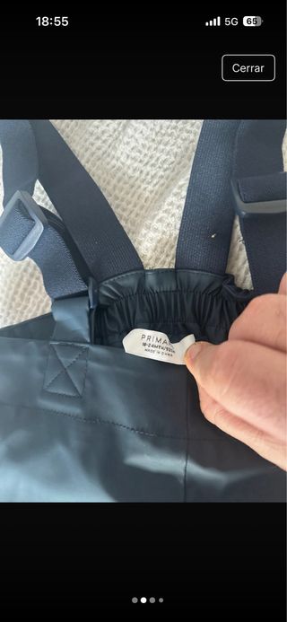 Peto nieve azul Primark 92cm