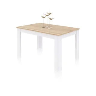 Mesa de comedor madera y metal