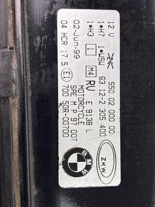 Faro Delantero BMW L1200 LT