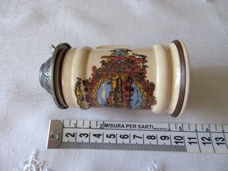 Piccolo Boccale con coperchio. PRAHA Altezza 9,5cm