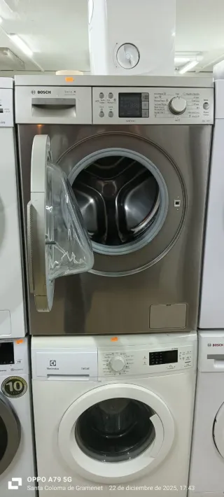 LAVADORA CARGA FRONTAL BOSCH 8 KG A+++