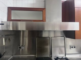 Muebles de cocina acero inoxidable y madera