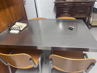 Muebles de cocina acero inoxidable y madera