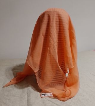 Foulard Salterio Seta Salmone