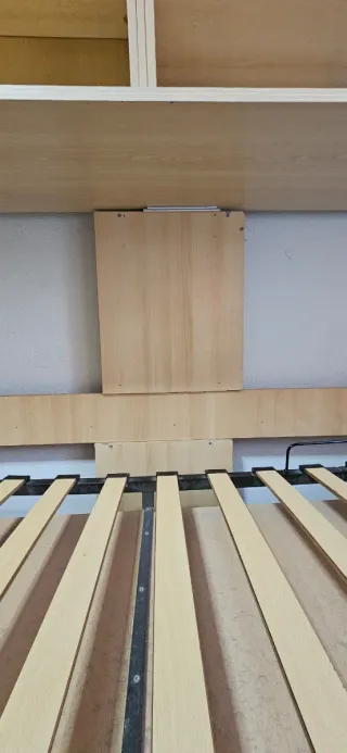 Mueble juvenil cama abatible nido y armario